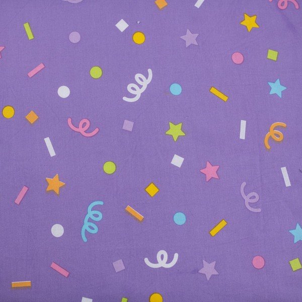 Set copripiumino e federa da bambini in cotone per letto singolo 140x200 cm Gabby's Dollhouse "Confetti" – Jerry Fabrics-image-4