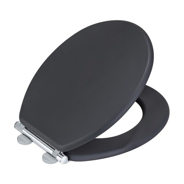 Sedile per WC con chiusura automatica 37 x 43 cm - Wenko-image-1