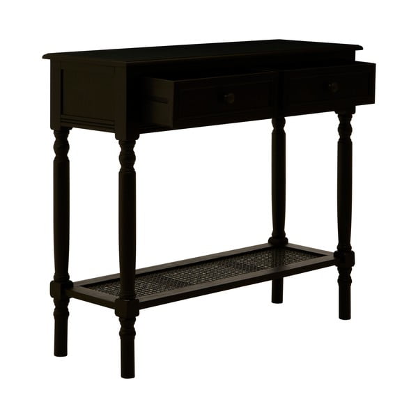 Tavolo consolle nero 33x91 cm Heritage - Premier Housewares-image-1