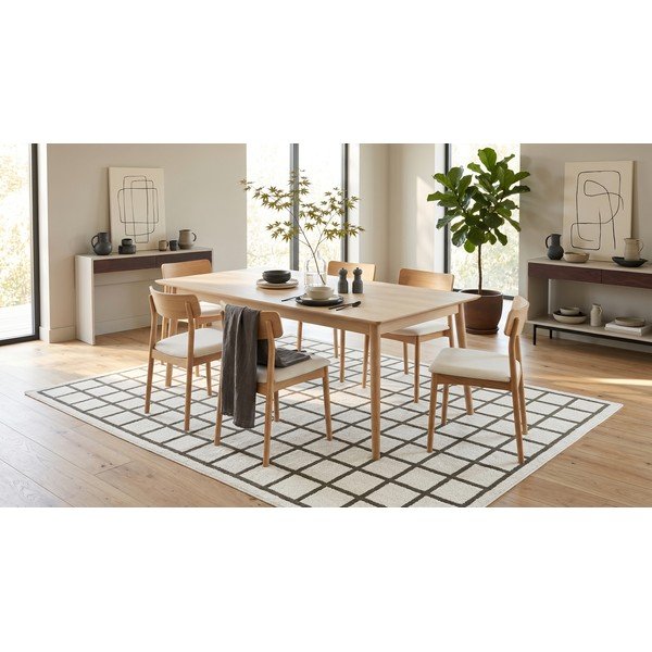 Tappeto verde scuro/crema 160x230 cm Picnic - ESTE-image-3