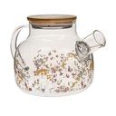 Teiera in vetro 1 l Flowers – Dakls