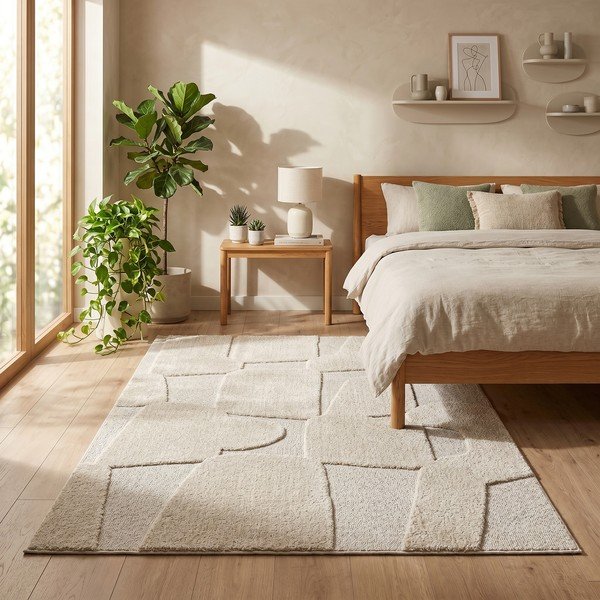 Tappeto beige 120x170 cm Cairo - ESTE-image-1