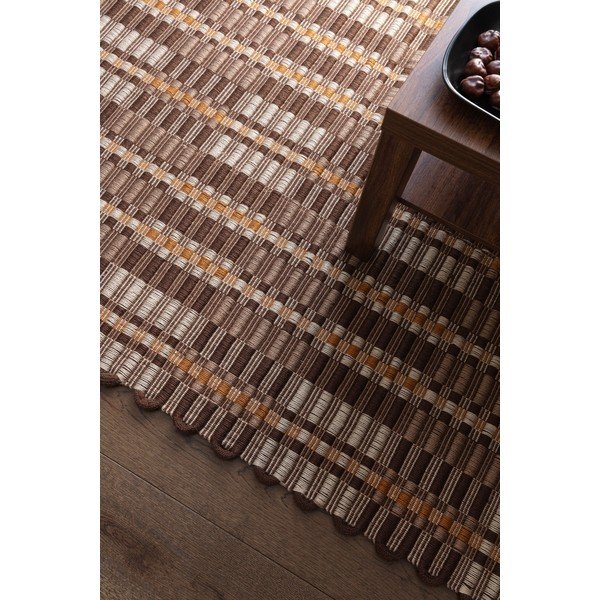 Tappeto marrone tessuto a mano 160x230 cm – Asiatic Carpets-image-1