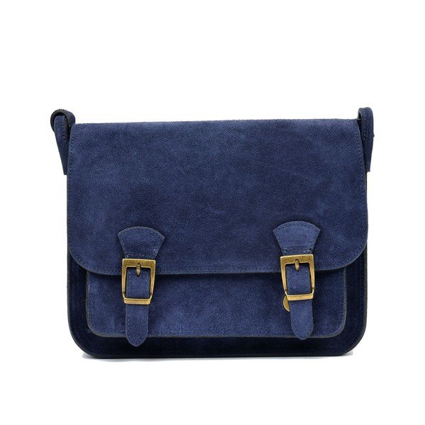 Borsa Ella in pelle blu scuro - Renata Corsi
