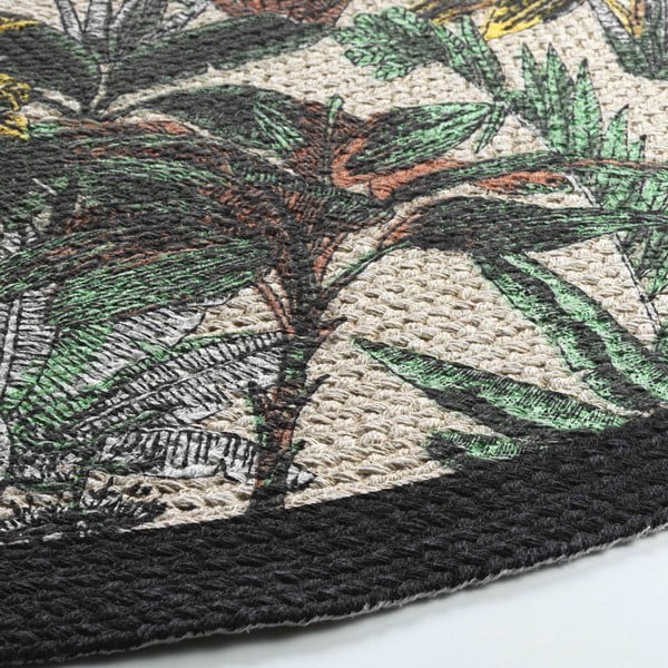 Tappeto rotondo lavabile ø 120 cm Balinesia - douceur d'intérieur-image-3