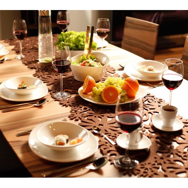 Vzorovaná sada talířů a mís, 15dílná-image-2