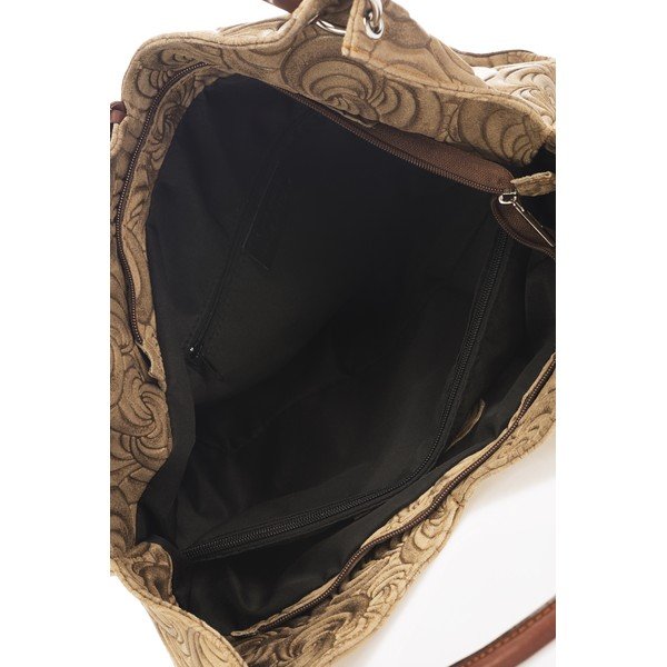 Borsa in pelle beige Sindy - Giorgio Costa-image-3