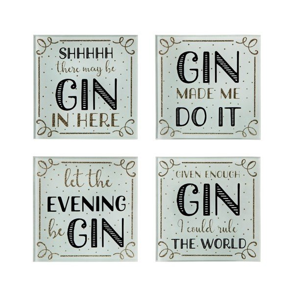 Sada 4 podtácků Sass & Belle Gin-image-1