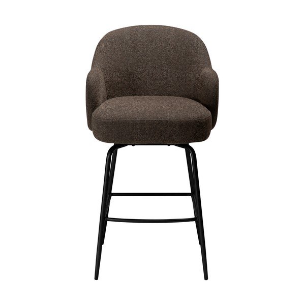 Sgabello da bar marrone girevole (altezza della seduta 70 cm) Bae – DAN-FORM Denmark-image-2