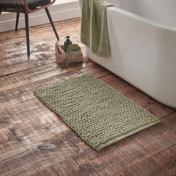 Tappetino da bagno verde 50x80 cm Aspen Bobble - Bianca