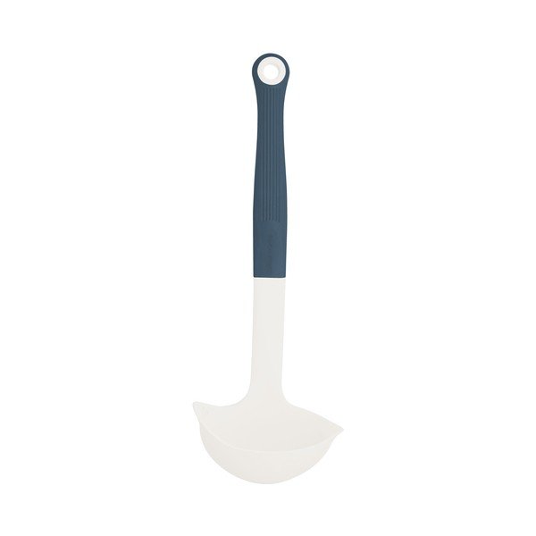 Bílá silikonová naběračka Kitchen Craft, 27,5 cm