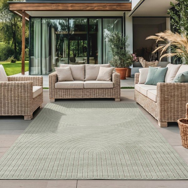 Tappeto da interno/esterno verde 240x340 cm Nova 1201 – Ayyildiz Carpets-image-1
