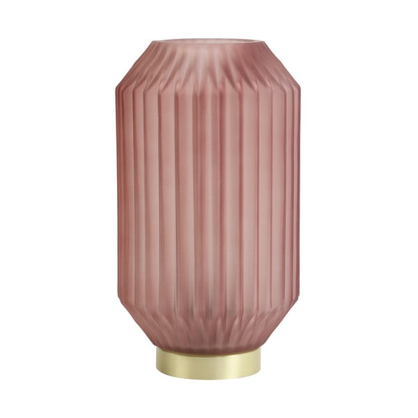 Lampada da tavolo rosa (altezza 27 cm) Ivot - Light & Living