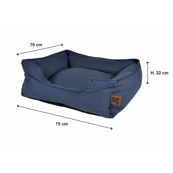 Letto blu per cani 70x75 cm - Love Story-image-4