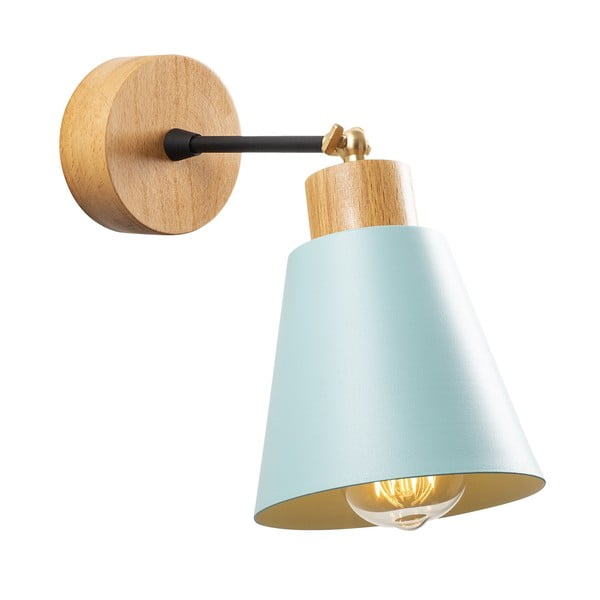 Lampada da parete turchese/di colore naturale ø 14 cm Manavgat – Opviq lights