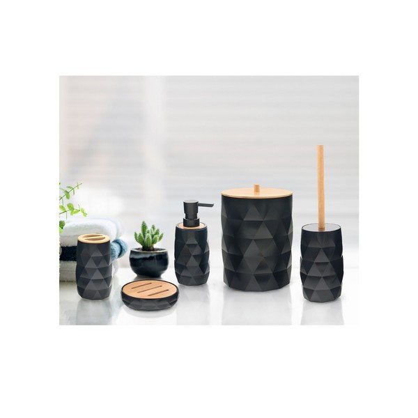 Set di accessori da bagno neri - Foutastic-image-1