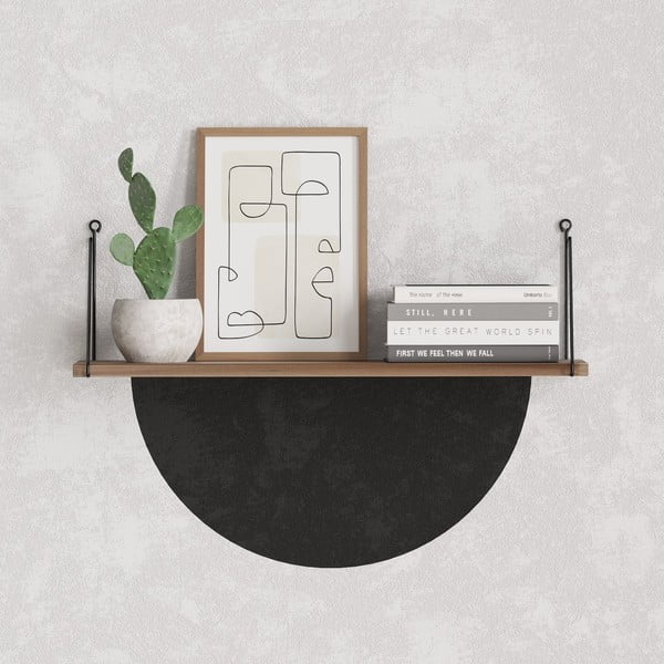 Mensola in noce naturale 72 cm Armoni - Kalune Design-image-1