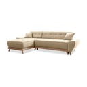 Divano letto angolare beige (variabile) Dazzling Daisy - Miuform