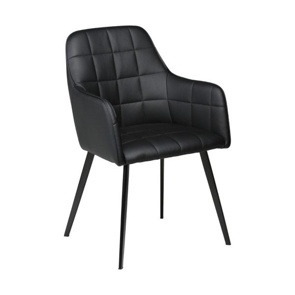 Sedia in similpelle nera Embrace Embrance - DAN-FORM Denmark