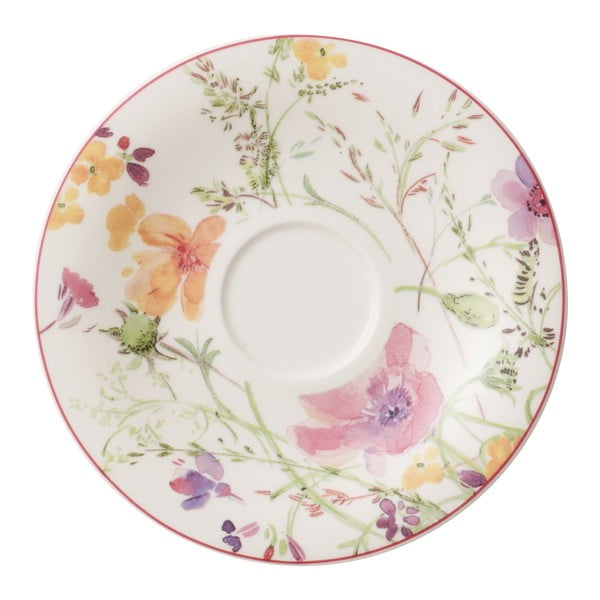 Piattino in porcellana con motivo floreale Villeroy & Boch , ⌀ 16 cm Mariefleur Tea - Villeroy&Boch