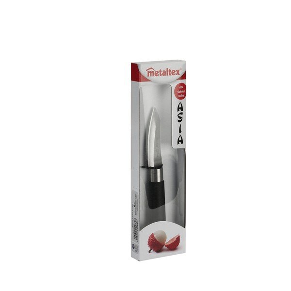 Coltello per verdure in acciaio inox, lunghezza 19 cm Asia - Metaltex-image-1