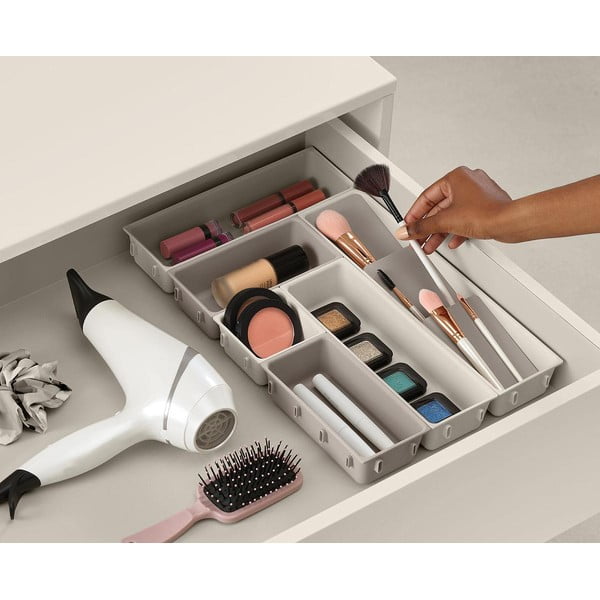 Organizzatori per bagno beige in set da 7 Viva - Joseph Joseph-image-4