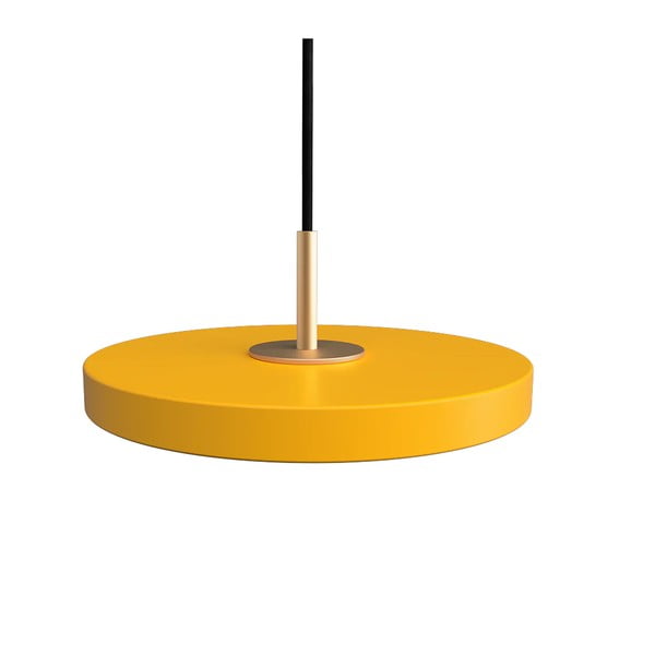 Lampada a sospensione LED gialla con paralume in metallo ø 15 cm Asteria Micro - UMAGE