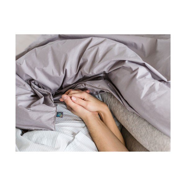 Copripiumino grigio in cotone egiziano 155x200 cm Torre - WeLoveBeds-image-3