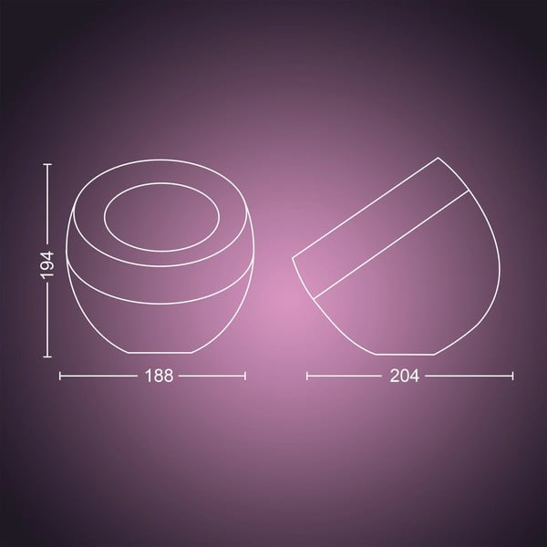 Lampada da tavolo smart a LED 8 W Iris - Philips Hue-image-1