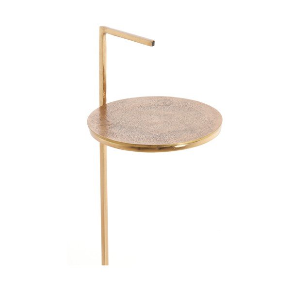 Tavolino rotondo con piano in marmo ø 26 cm Leda – Light & Living-image-4