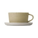 Set di 2 tazze da tè in ceramica beige con piattini , 150 ml Sablo - Blomus