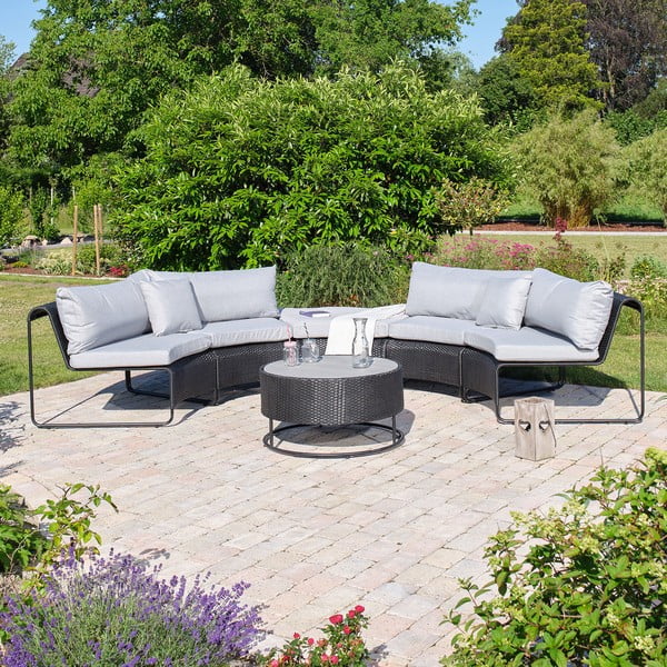 Set da giardino grigio per 5 persone Rindal - Bonami Selection-image-4