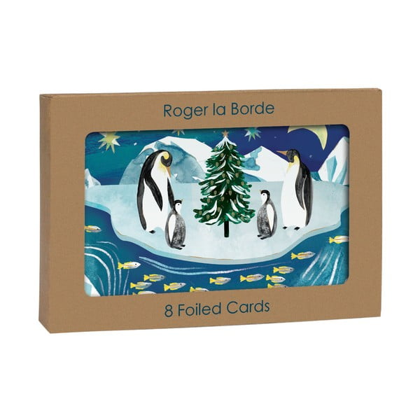 Balicí papíry v sadě 8 ks s vánočním motivem Go with the Floe  – Roger la Borde-image-2