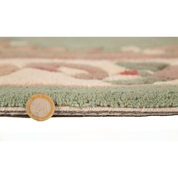 Tappeto di lana verde , 67 x 127 cm Aubusson - Flair Rugs-image-4