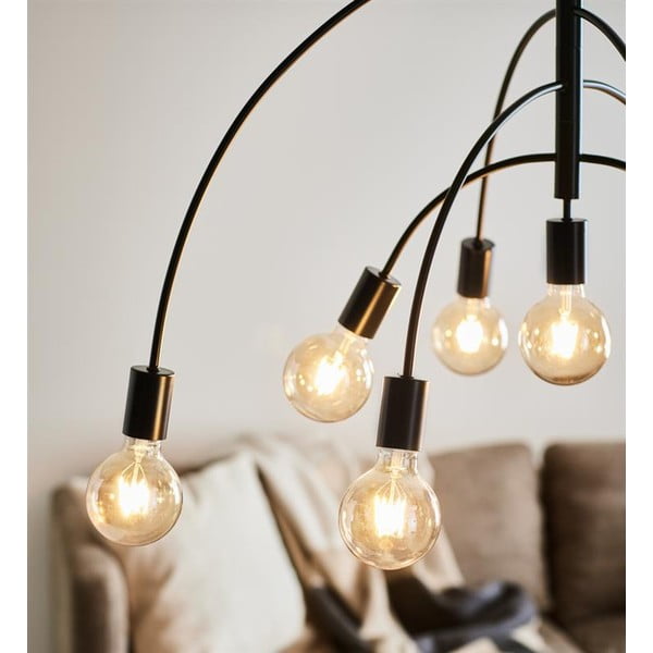 Apparecchio a soffitto a sospensione nero, larghezza 94,5 cm Lavello - Markslöjd-image-1