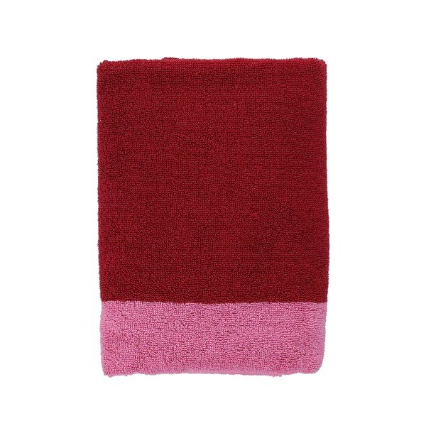 Set di asciugamani tipo terry rosa in cotone 2 pz 50x100 cm Pixie – ONA