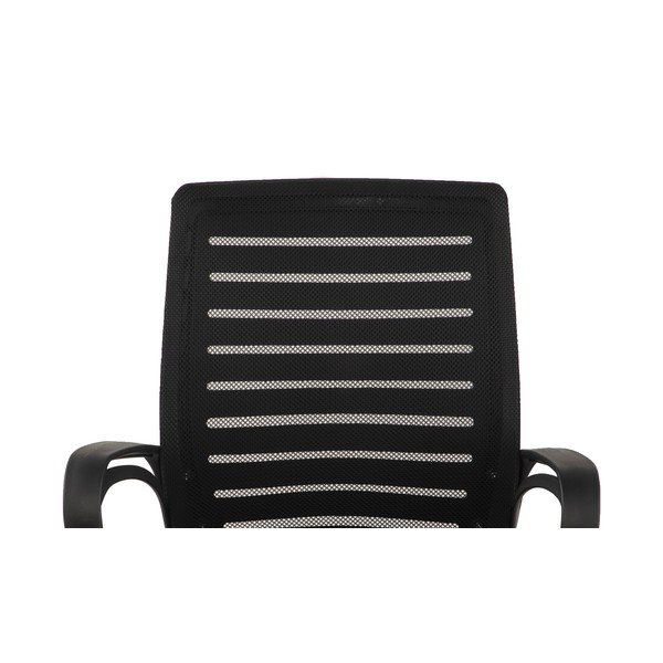 Sedia da ufficio nera in imbottito Evon – Bonami Essentials-image-4