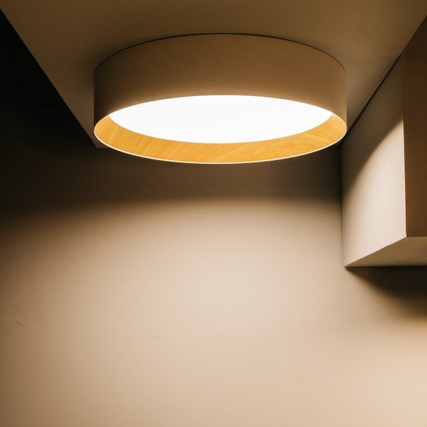 Plafoniera LED crema ø 45 cm - SULION-image-1