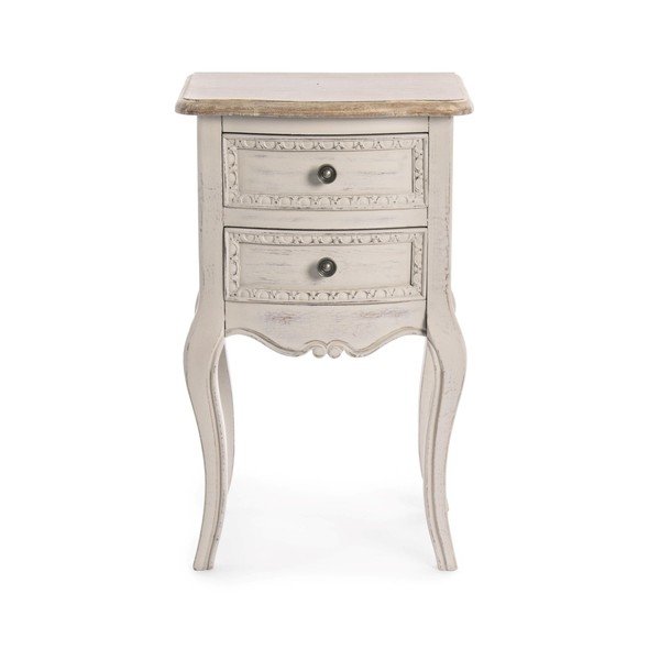 Comodino color crema Clarisse – Bizzotto