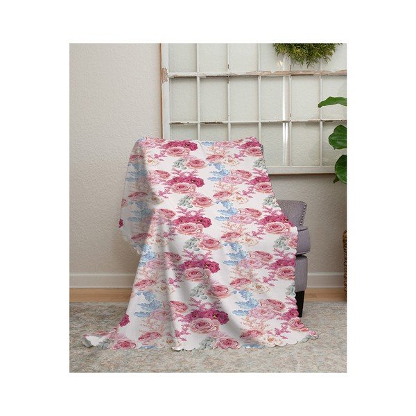 Copriletto da divano Mia in ciniglia, 90 x 180 cm - Antonio Remondini-image-1