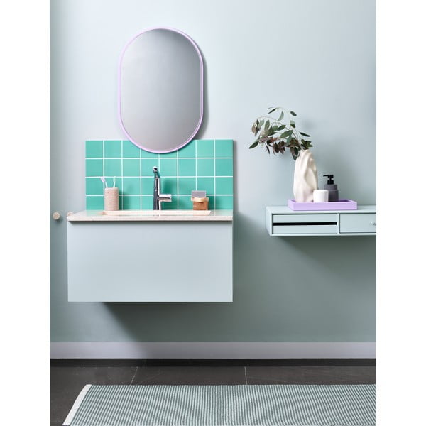 Passatoia da interno/esterno verde chiaro 60x150 cm Mono Sage Army – Pappelina-image-3