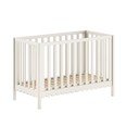 Lettino beige in pino massiccio con altezza regolabile 60x120 cm Swingo – Vipack