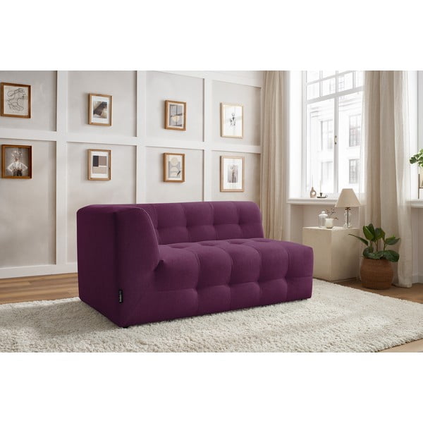 Modulo divano viola scuro (angolo sinistro) Kleber - Bobochic Paris-image-1