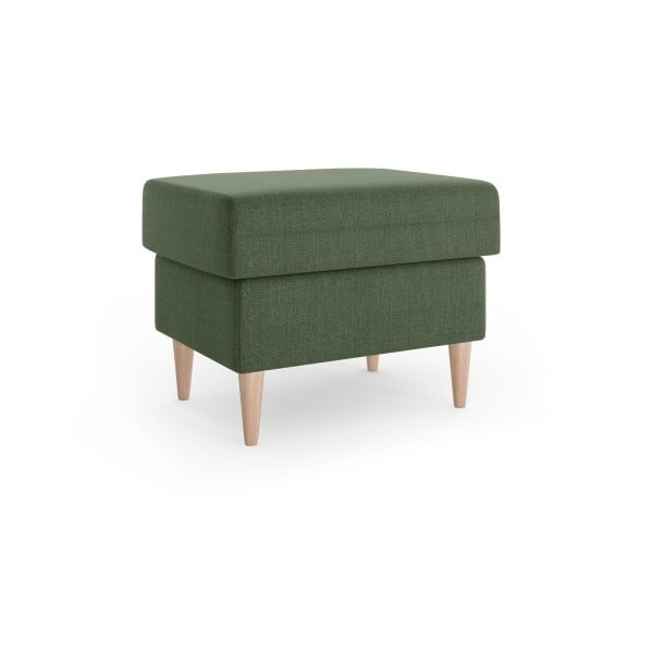 Pouf verde Aubrieta, 60 x 45 cm - Mazzini Sofas
