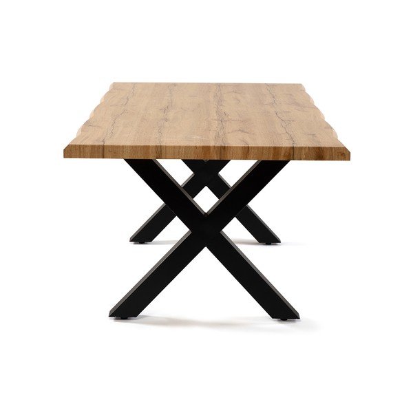 Tavolo da pranzo con effetto rovere 90x160 cm Kora – Bonami Essentials-image-3