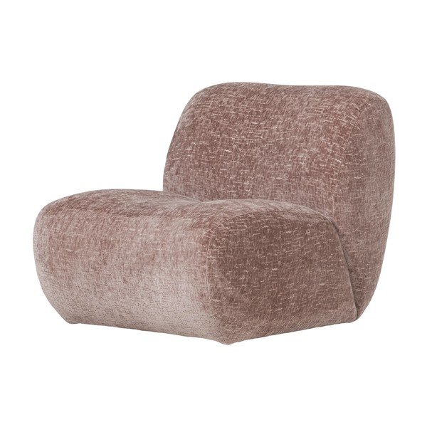 Poltrona rosa polveroso Nomu – WOOOD