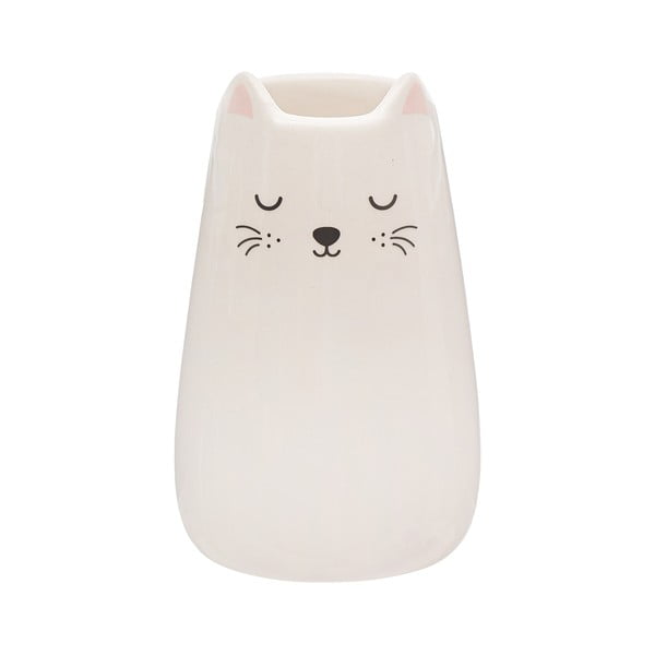 Vaso in dolomia crema (altezza 10,5 cm) Cat - Sass & Belle