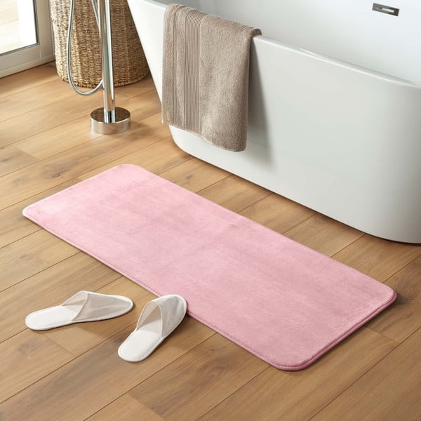 Tappetino da bagno rosa 50x120 cm Vitamine - douceur d'intérieur-image-1