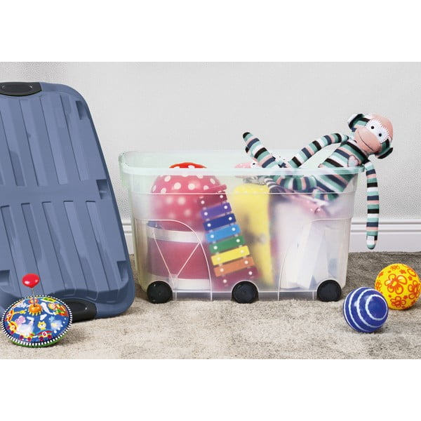 Scatola di plastica con coperchio Roller - Rotho-image-2