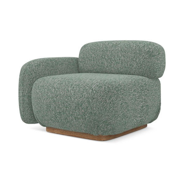 Parte divano componibile verde chiaro (con penisola a sinistra) Ailani – Makamii-image-1